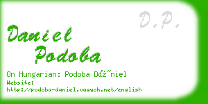 daniel podoba business card